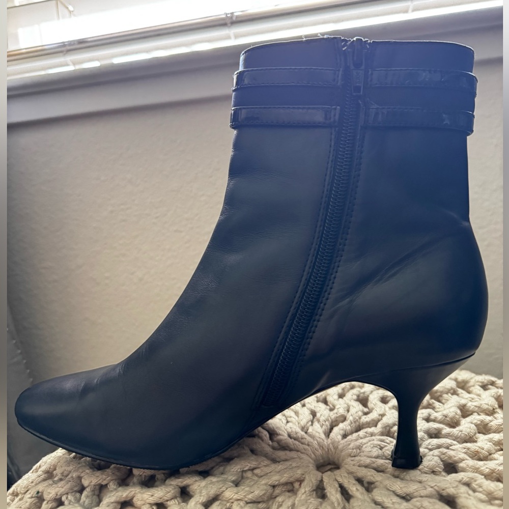 Tahari Black Ankle Boots